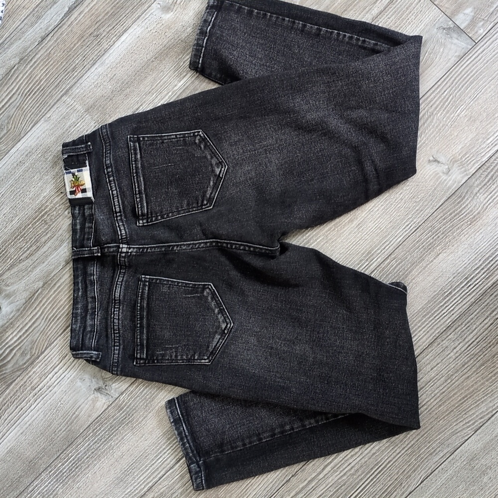 Girls Dark Denim Straight Leg Jeans Size L